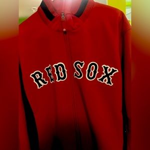 MLB licensed Red Sox warm-up jacket size lg